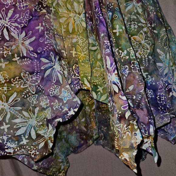 Hibiscus Collection Halter Dress Floral Batik - Picture 3 of 4